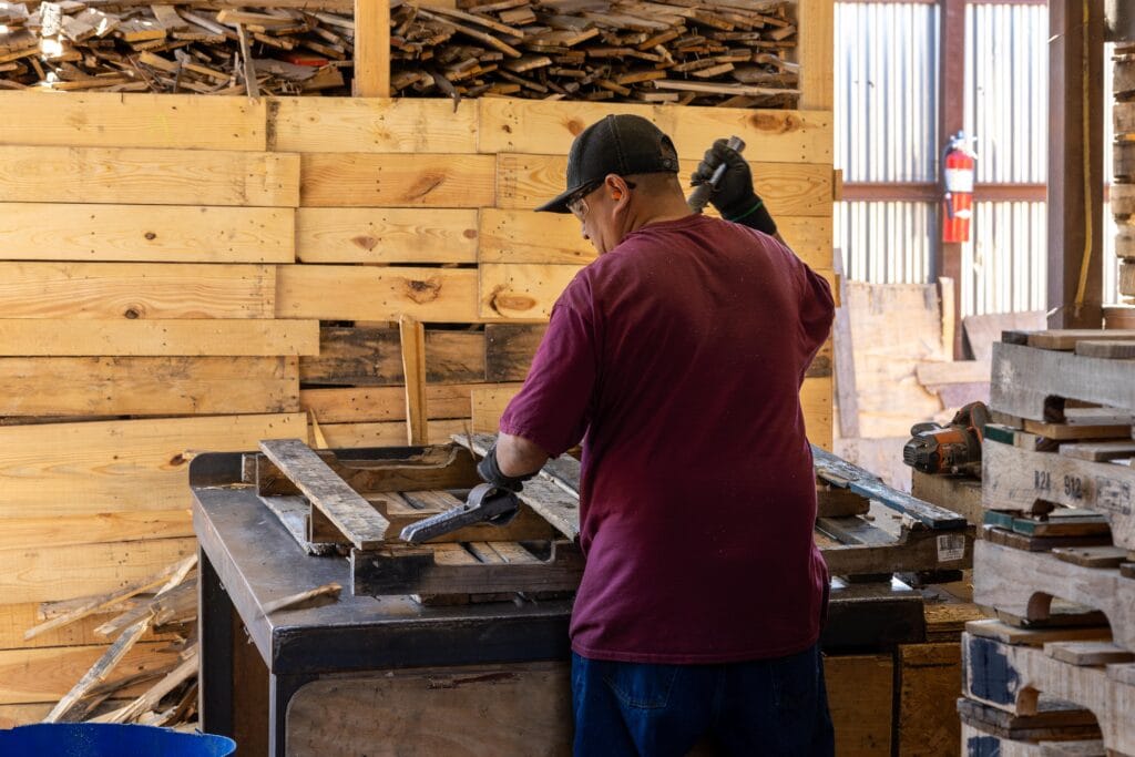 Pallet recycling near fort worth